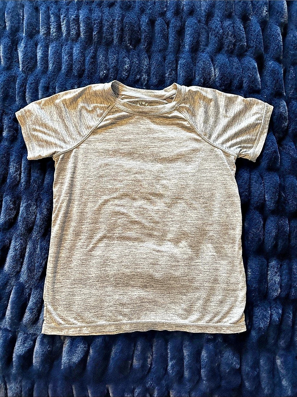 Primary Active Tee Gray Medium (8-9)